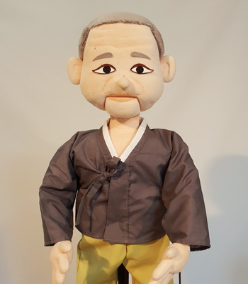 한복입은 할아버지